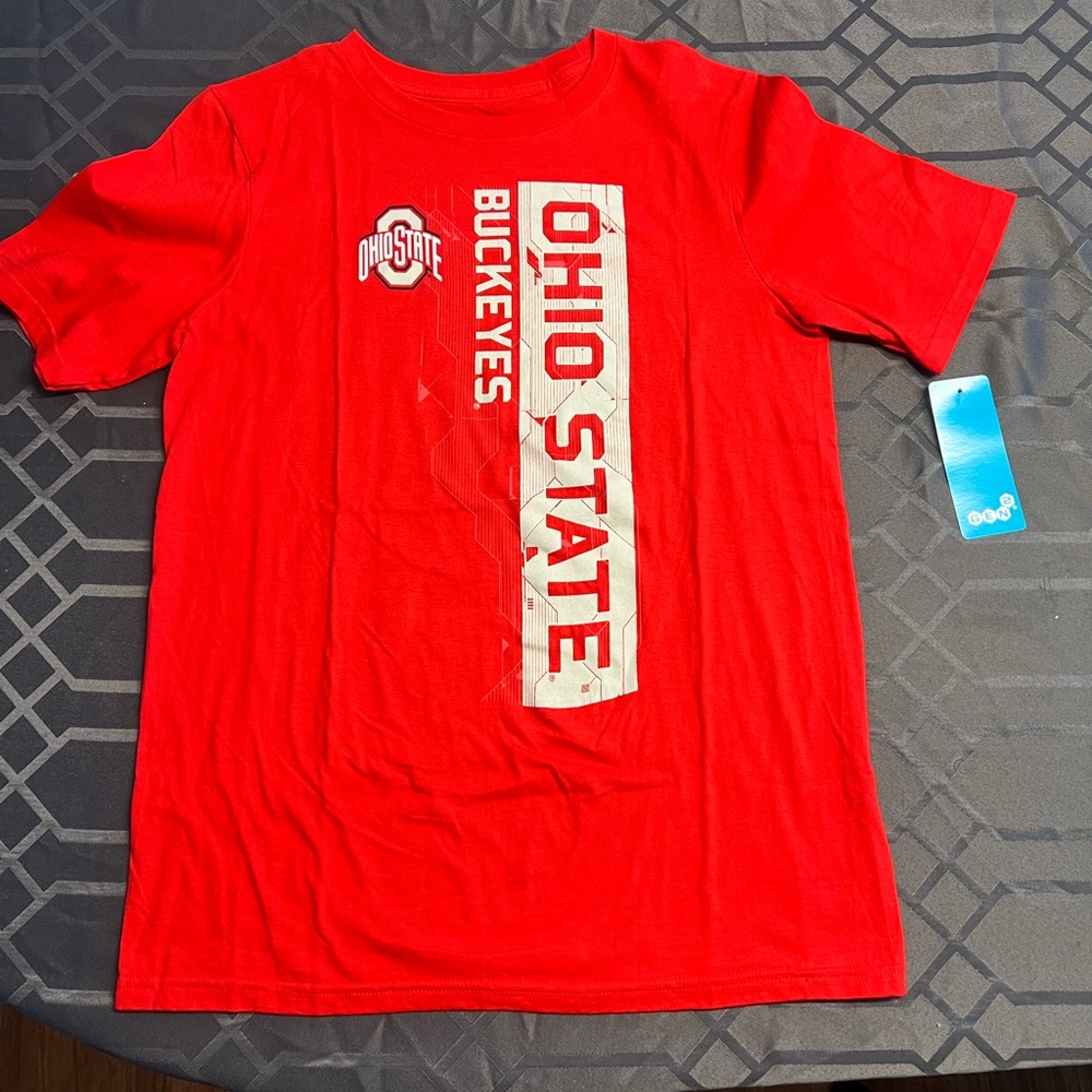 Ohio State Buckeyes Gen 2 Youth Red Cotton T-Shirt XL New with tags